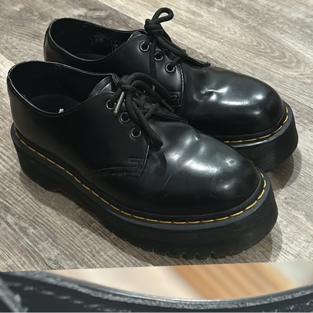 Dr martins 1461 SMOOTH LEATHER PLATFORM SHOES